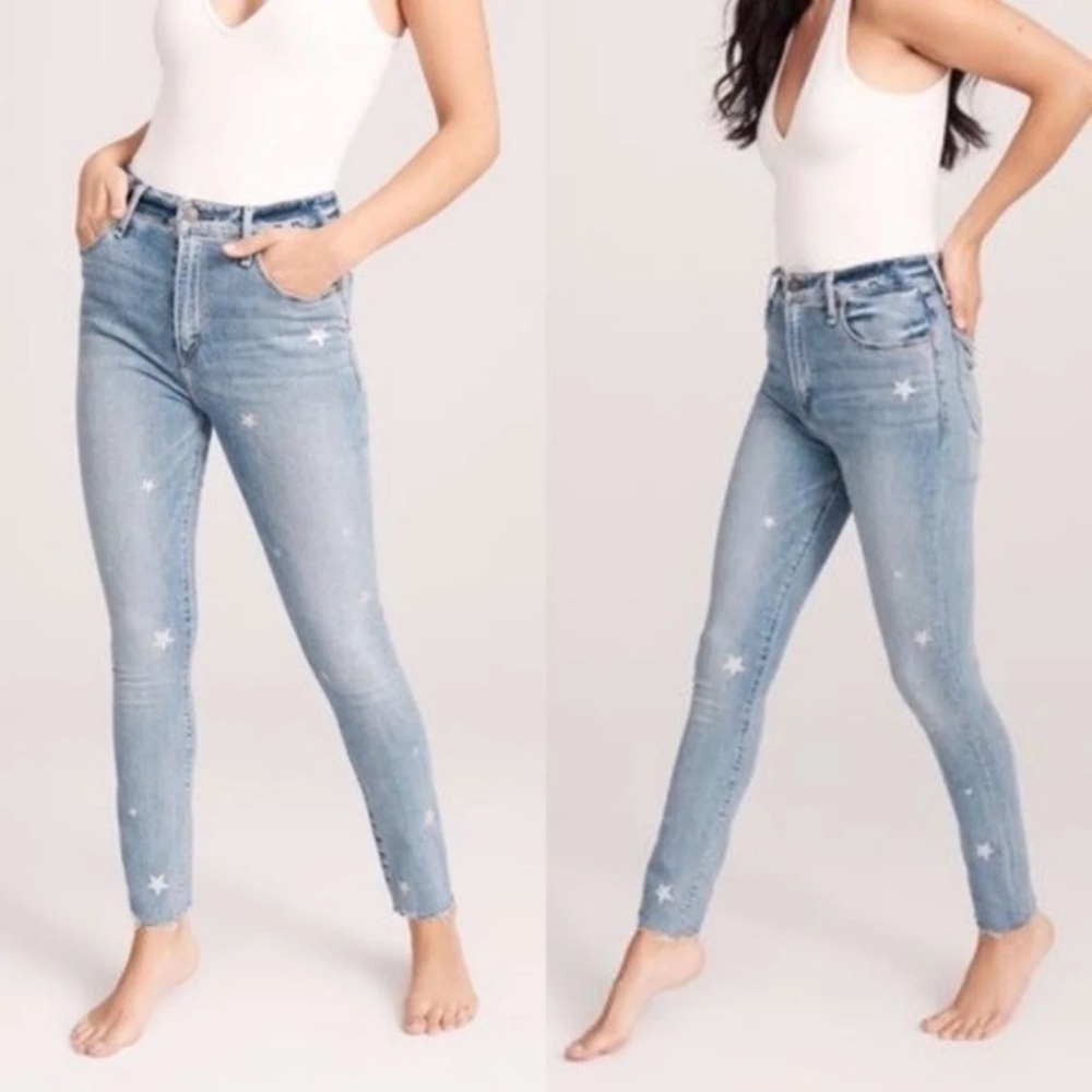 Abercrombie and Fitch high rise skinny jeans